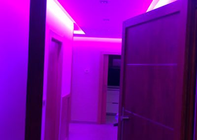 instalación de LED RGB de colores en vivienda en Simancas Valladolid