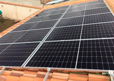 Instalación de placas solares vivienda en Olmedo Valladolid