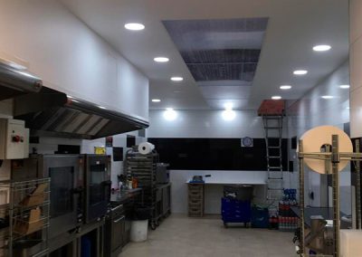 Instalación eléctrica en cocina industrial en Valladolid